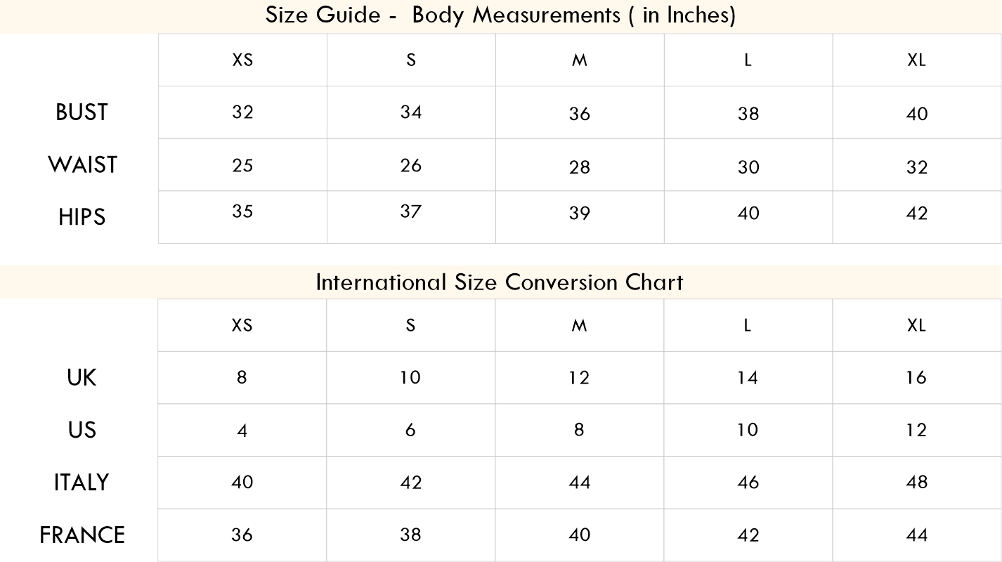 Size Guide - Label PS'B